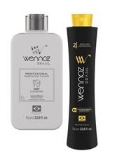 Treatment Keratin Wennoz Bixyplastia Plast Hair Passion Fruit Kit 2 Steps