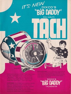 Dixco Big Daddy Tach 1971 Print Ad Ametek Instrumentation