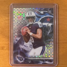 2015 Topps Platinum Marcus Mariota RC #125 X-Fractor Rookie Tennessee Titans 