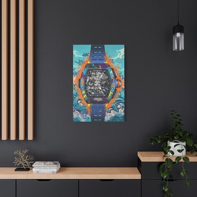 Graffiti RM Art Watch Canvas - BY Luxury Design