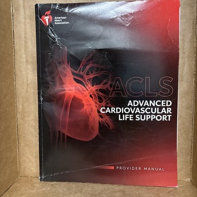 ACLS Provider Manual (2020 AHA Guidelines) - Textbook Binding By AHA - VERY GOOD