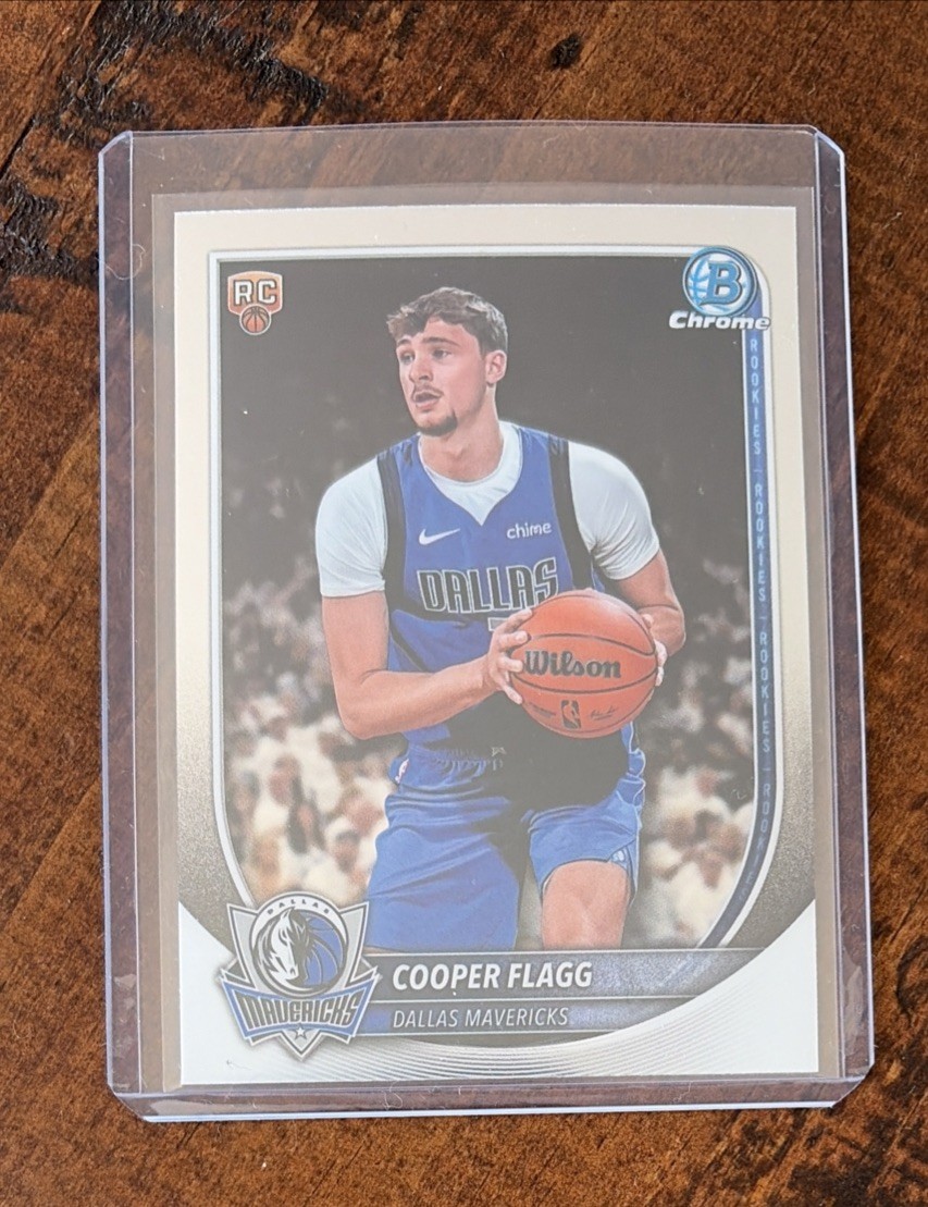 2025-26 Bowman Chrome Cooper Flagg Rookie RC #BCV-1 Dallas Mavericks