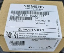 6ES7222-1BD22-0XA0 1PCS NEW PLC SIMATIC S7-20...