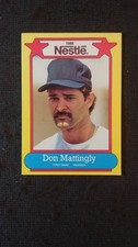 1988 Nestle baseball card  # 15 Don Mattingly  ( VG to EX )