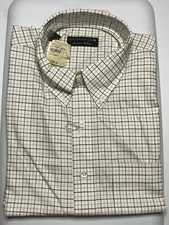 Cutter & Buck Signature Collection Men’s LS Sport Shirt IV/Ivory Size L NWT