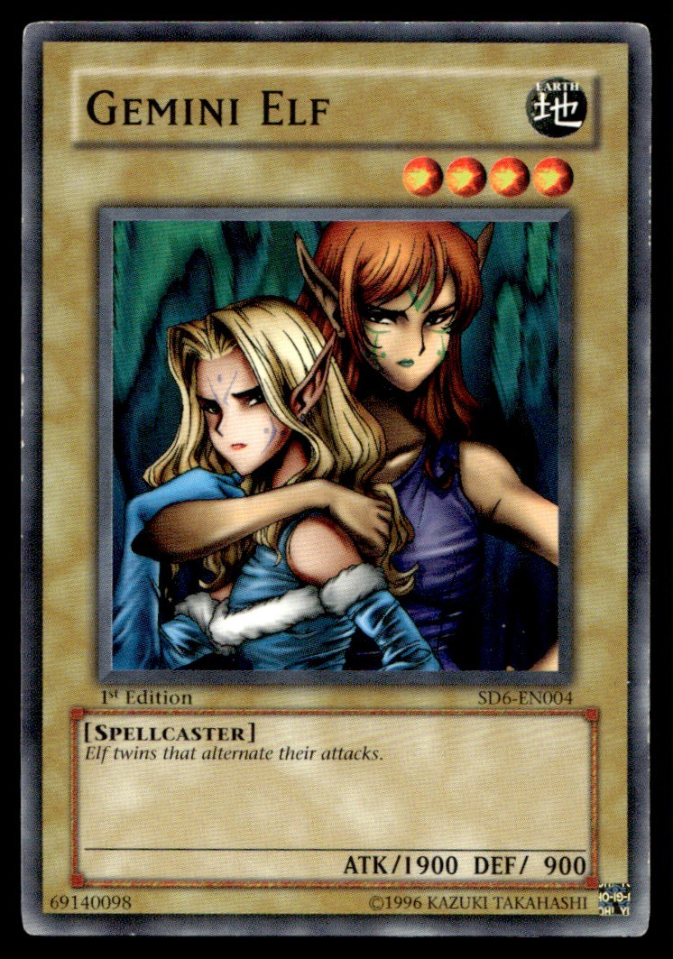 Gemini Elf Structure Deck: Spellcaster's Judgment SD6-EN004 MP YuGiOh TCG | Buy 