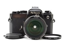 Nikon FE SLR 35mm camera black Ai Nikkor 28mm f/3.5 lens Top MINT JAPAN 451