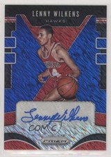 2019-20 Panini Prizm Signatures FOTL Blue Shimmer Lenny Wilkens Auto HOF ow1