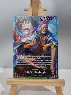 Silvers Rayleigh (OP12-001) (V.2) Leader Alt Art One Piece TCG English