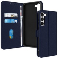 Etui Kunstleder Mit Standfunktion FüR Galaxy S23 - Dunkelblau
