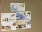 Five Israel fdc with nice picture envelopes