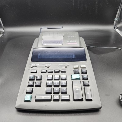 Casio DR-250HD Adding Machine Printing Calculator - Tax Function - 2 COLOR