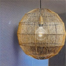 Industville Handcrafted Wire Cage Globe Pendant Light.
