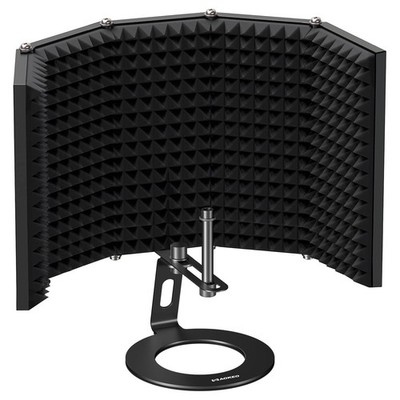 Aokeo Microphone Isolation Shield, Foldable Mic Shield with AO-505, AK-505-O 