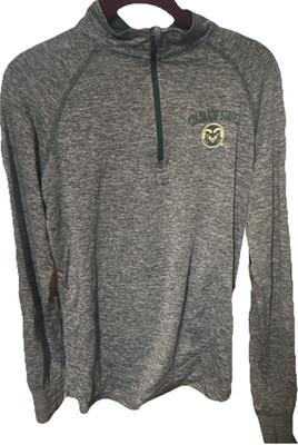 Nike Colosseum Athletics Colorado State Rams Gray Green Shirt Size M