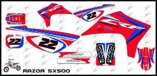 Razor SX500 graphics kit decals THICK AND HIGH GLOSS