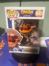 Funko POP! Crash Bandicoot #841 in Mask Armor 2021 Summer Virtual FUNKON Exclusi