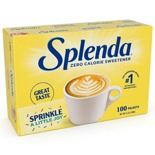Convenient Sugar-Free Sweetener Packets Splenda, 100 Count for Healthy Living