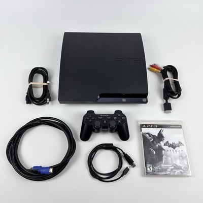 Sony PlayStation 3 PS3 Slim 120GB Gaming Console CECH-2001A Black, Tested, Clean