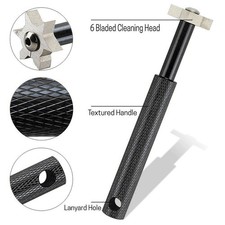 Golf Club Groove Sharpener Cleaner with 6 Blades Golf Tool Accessories UK