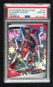 2019 Revolution Rookies Impact /149 De'Andre Hunter #104 PSA 10 GEM MT Rookie RC