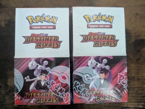 Pokémon TCG: Destined Rivals Half booster Box 18 Packs - New & Factory Sealed