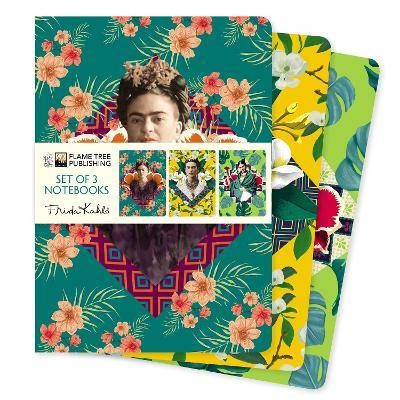 Frida Kahlo Set of 3 Standard Notebooks,  ,