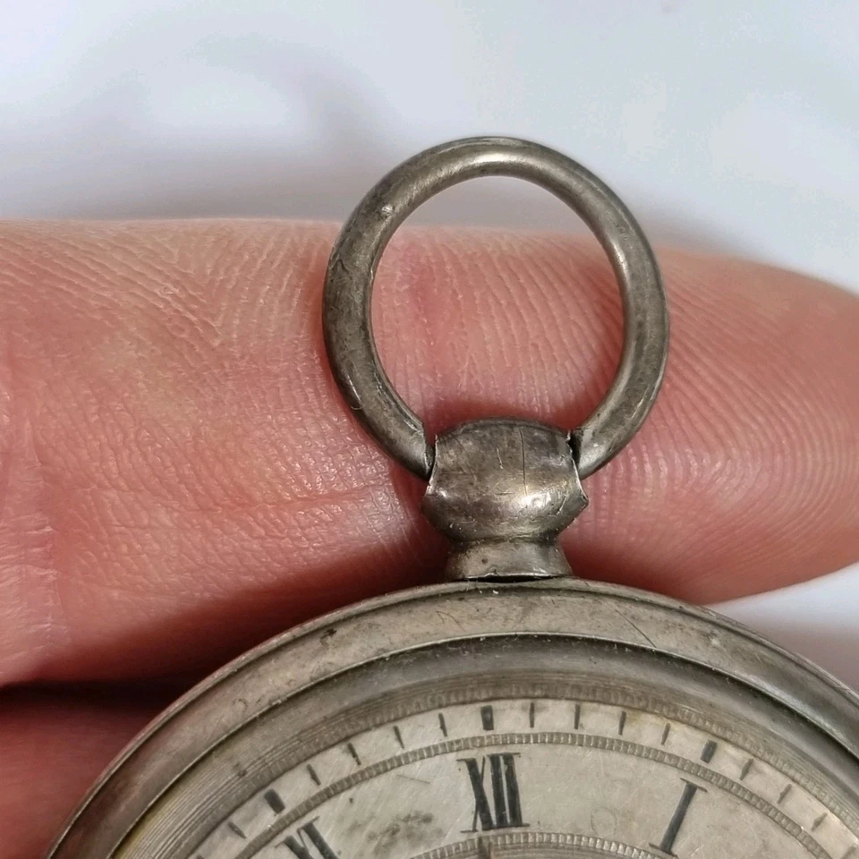 Antico orologio da tasca in metallo bianco Berthoud Paris - Immagine 2 di 4