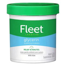 Glycerin Suppositories Laxative 50 each by Fleet