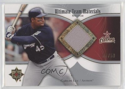 2007 Ultimate Collection Team Materials Swatch /50 Carlos Lee #UTM-CL 0ne3