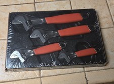 New Snap-on 6 8 10 12 Red Flank Drive Plus Adjustable Wrench Set Fadh704c New Snap-on 6 8 10 12 Red Flank Drive Plus Adjustable Wrench Set Fadh704c