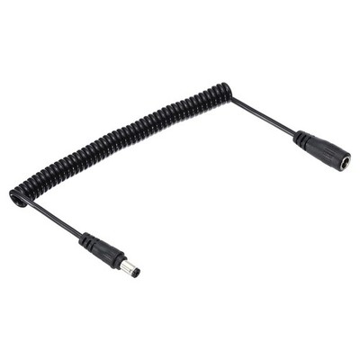 PATIKIL 5Ft 5.5mm x 2.5mm Male to Female DC Power Cable, Wire Adapter Coiled ...