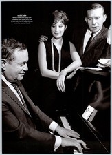 BARBRA STREISAND W FUNNY GIRL COMPOSERS 8"x11" PINUP Magazine Page Clipping M762