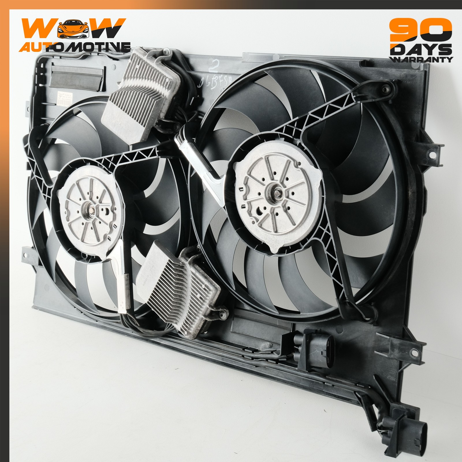 04-13 BENTLEY CONTINENTAL FLYING SPUR GT ENGINE COOLING FAN MOTOR ASSEMBLY OEM