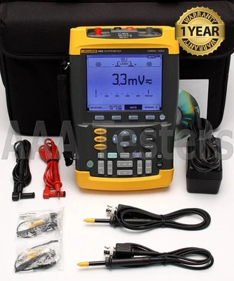 Fluke 196B ScopeMeter 1GS/s Dual-Eingang 100MHz Handheld-Oszilloskop - Bild 1 von 4