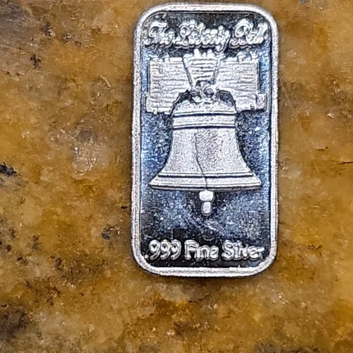 Pan Silver Company 1g 999 Fine Silver Bar Liberty Bell