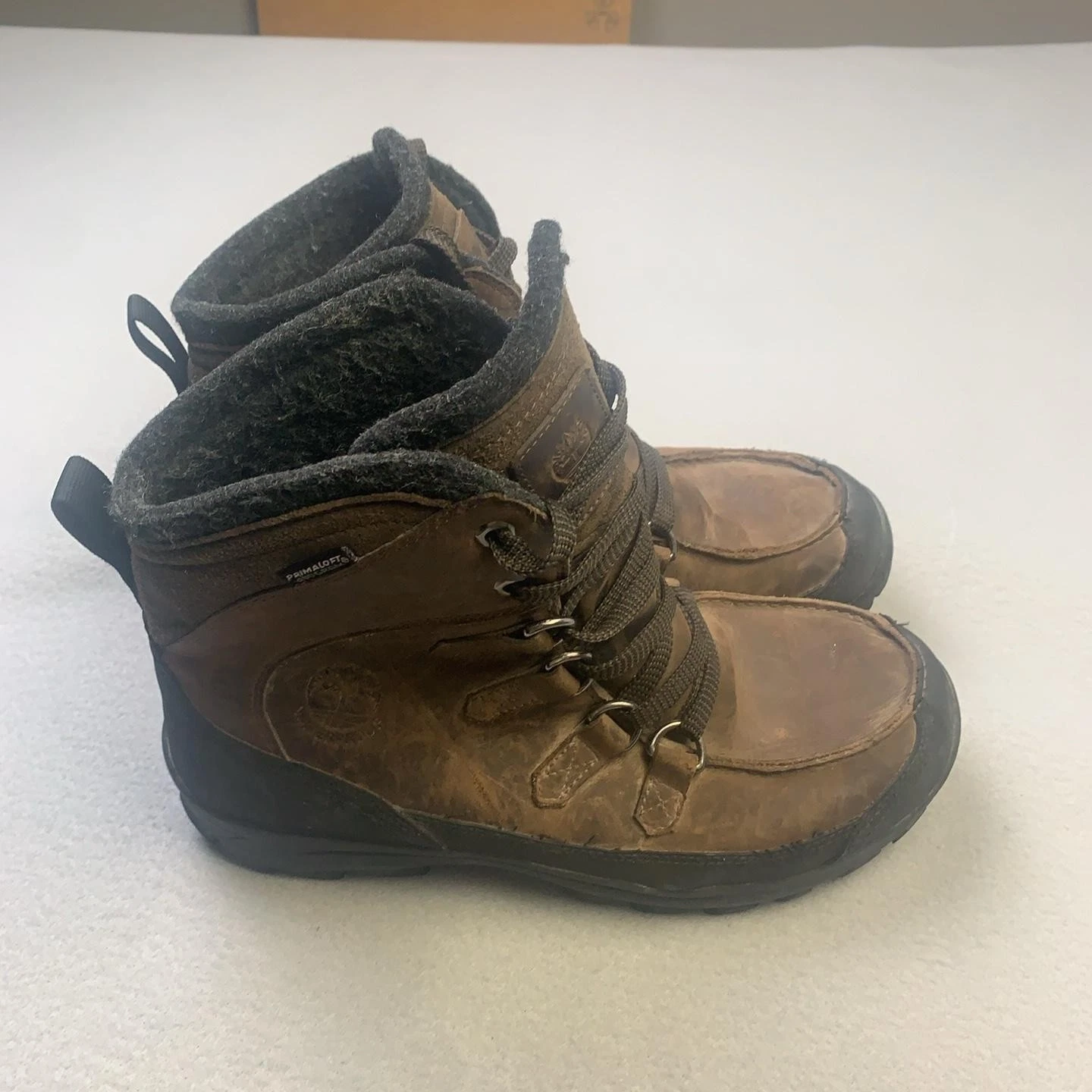 Timberland Snow Boots Mens Size 10 Brown Leather Waterproof Insulated 9702R
Opens in a new window or