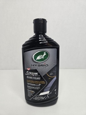 Turtle Wax Hybrid Solutions Ceramic Acrylic Black Polish & Wax 14oz All-In-One