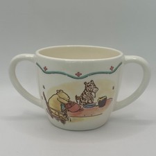 New Vintage Classic Winnie the Pooh Charp nte Two Handled Child's Cup Tea Cup
