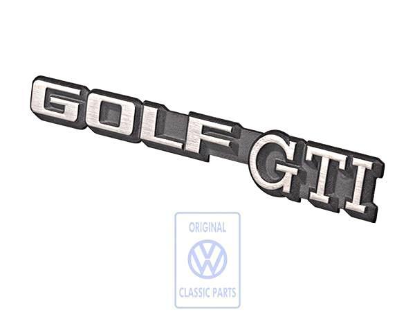 Genuine VW Golf Jetta Inscription satin black/chrome special 