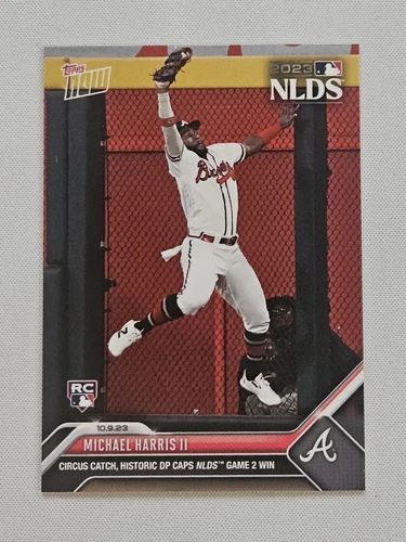 MICHAEL HARRIS II - 2023 MLB TOPPS NOW CARD 984 RC - POSTSEASON NLDS!! NICE!