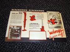 Circa 1930s Blackhawk Wings Hydraulic Jacks Pamphlet