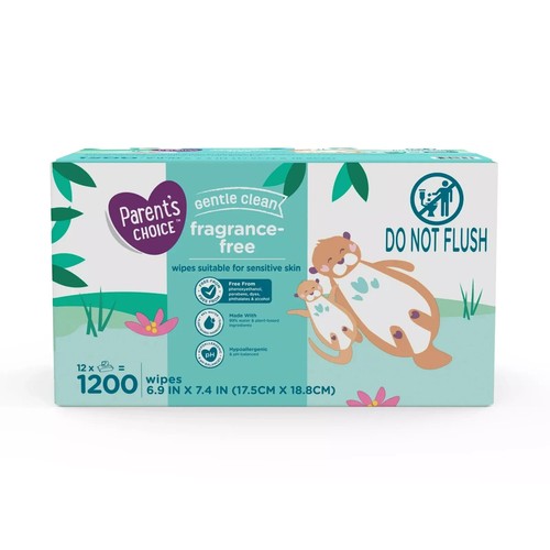 Parents Choice Fragrance-Free Baby Wipes, 1200 Count - Picture 6 of 12