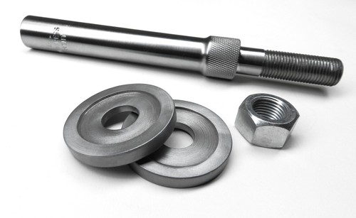 Baldor Lathe Spindle Long Shoulder Right 3/8" ARBOR HOLE 1/2" STRAIGHT Shaft - Picture 3 of 15