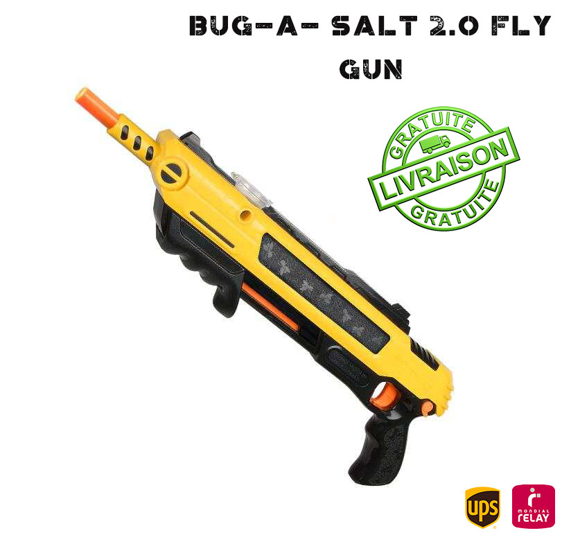 Moustique gun pour eliminer les insectes sans tache sur vos murs blancs