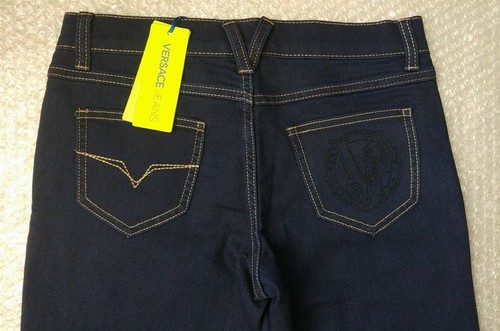 Versace Jeans women's A.Round studs jeans size 27 - Skinny - Picture 5 of 9