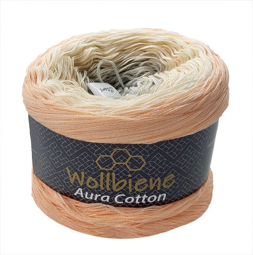 Wollbiene Aura Cotton Bobbel 200g Farbverlauf 100% Baumwolle 800m LL Stricken - Bild 5 von 34