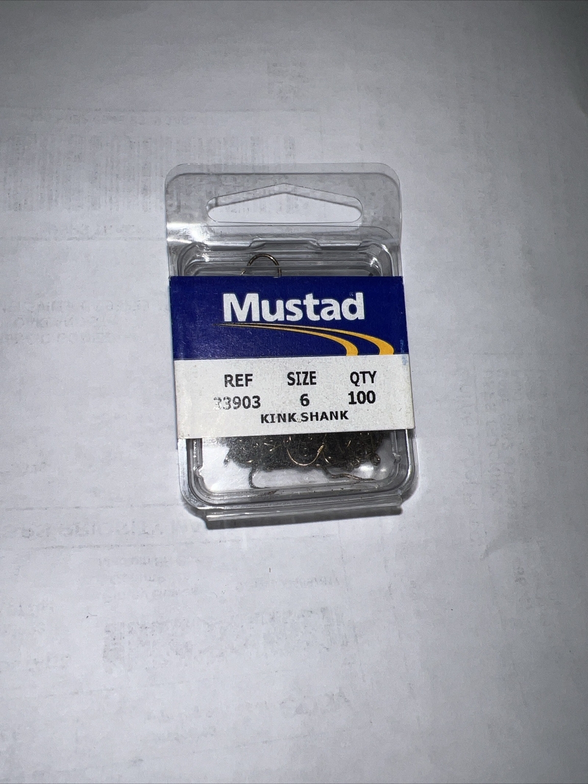Mustad 33903 Size 6 Kink Shank Popper Hook 100 pack eBay