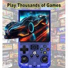 🔥 R36MAX Handheld Retro Game Console | 10,000+ Games | 4.3" IPS Screen | Portab
