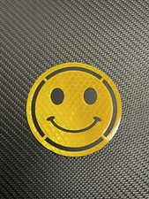 IR Smiley Face Patch Hook & Loop Airsoft Morale Tactical Reflective Running